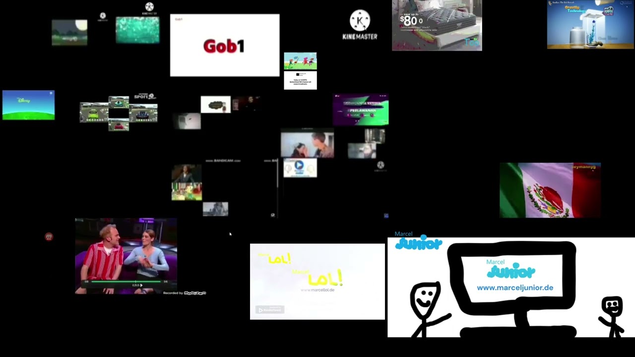 Final closedown of 81 TV channels but they all end at the same time (Friend Edition)