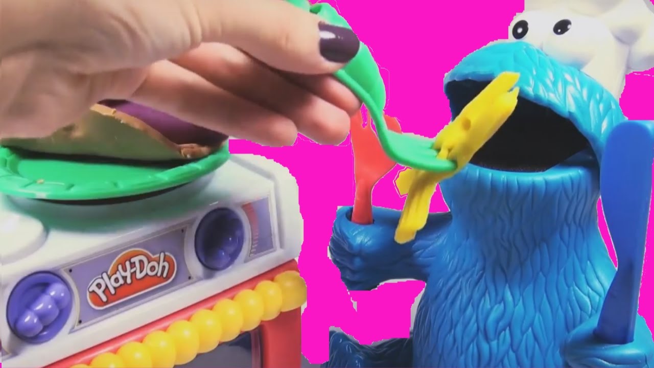 Play Doh Kitchen Fried eggs bacon breakfast - YouTube