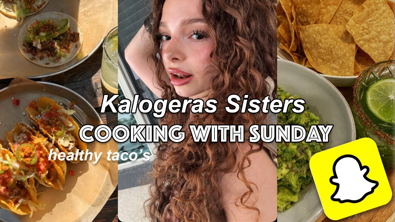 COOKING WITH SUNDAY KALOGERAS | SNAP VLOG *tacos edition*
