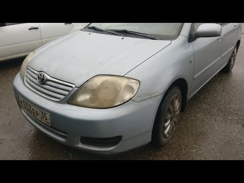 Toyota Corolla e120- серия 20, 300 000 км, замена масла и что внутри цилиндров?