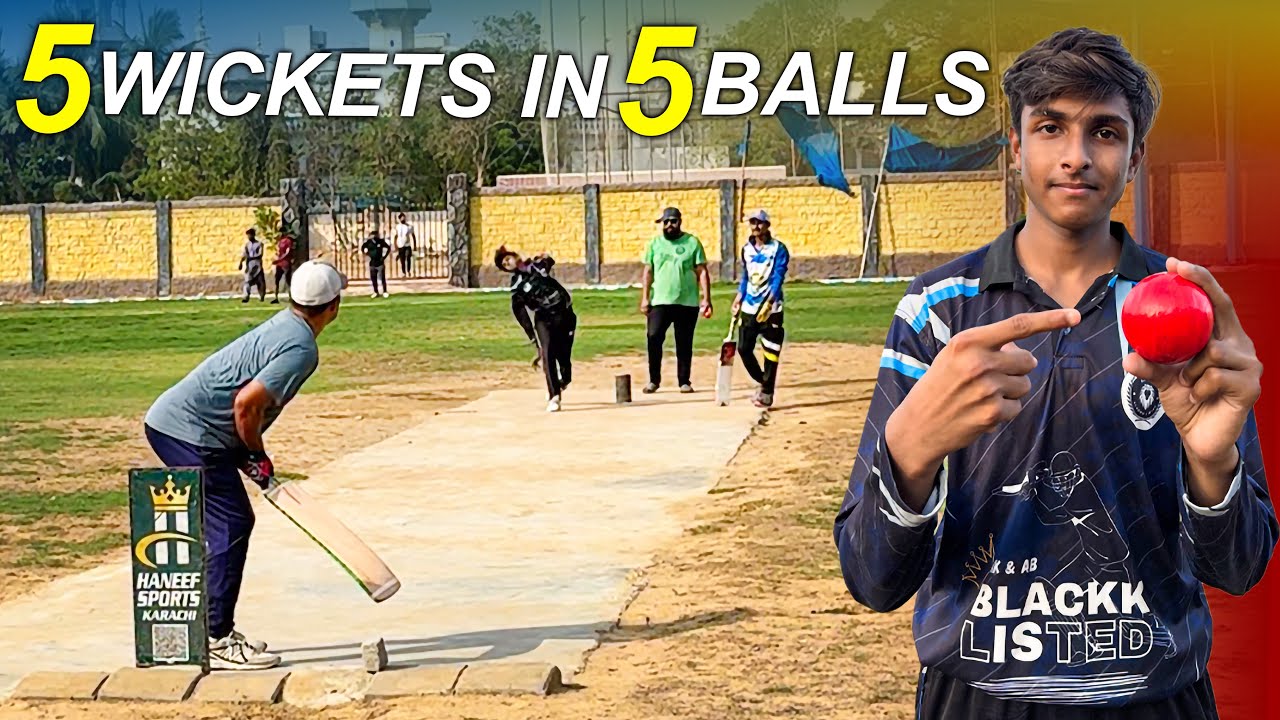 19 Saal Ka Bowler Adhi Team Kha Gaya, 5 Wickets in an Over !! 😮