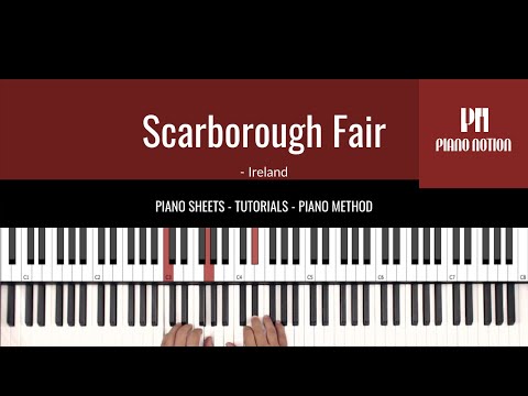 Scarborough Fair  (Easy Piano) - Simon & Garfunkel, Celtic Woman