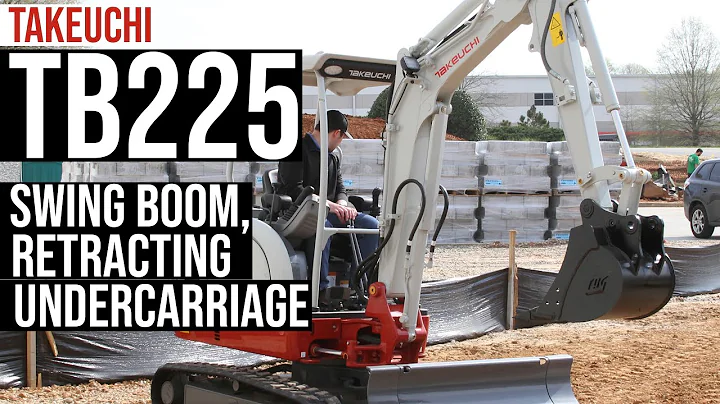 Takeuchi's New TB225 Excavator Has Swing Boom, Retractable Undercarriage For Tight Spaces