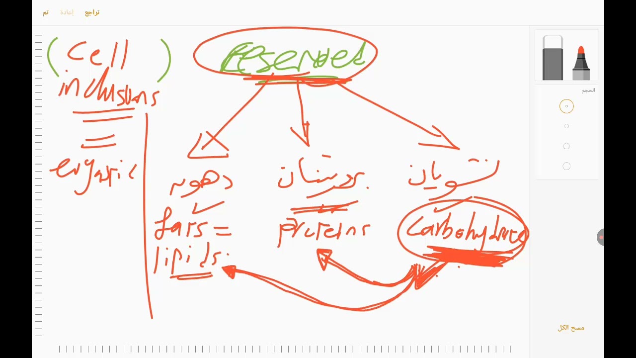 Ergastic substances= CELL INCLUSIONS