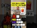 日本に染まった外国人が作るマクドナルドのワーストTier