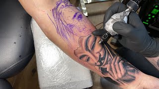 LIVE TATTOO: PORTRAIT & MASK