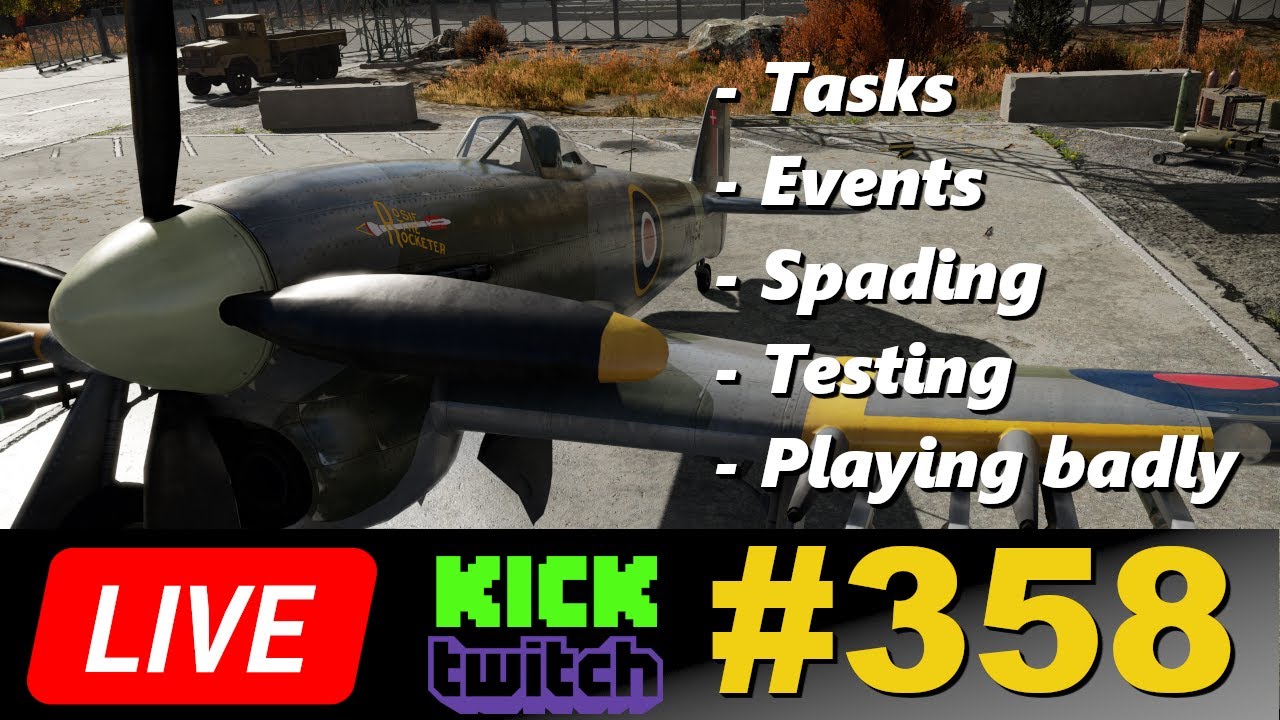 Lazy Saturday - 9th event mark and points towards coupon | War Thunder Stream 