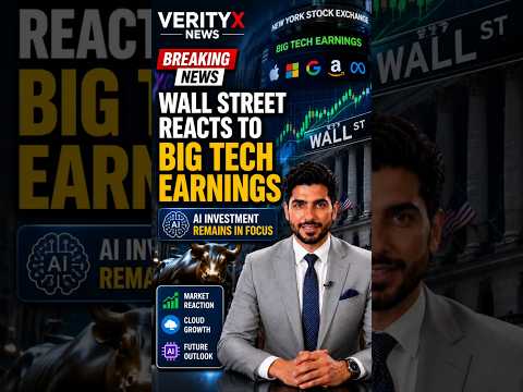 Wall Street Reacts to Big Tech Earnings | AI Investment Update | VerityX News #breakingnews