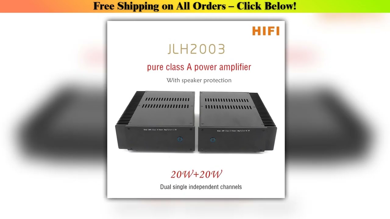 JLH HOOD1969 Upgraded Version, 2CH HOOD JLH2003 MONO Split Single-ended Class A Power Amplifier