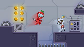 Red Stickman Assassin Killer 😱🔥 GAMEPLAY (Android) screenshot 4