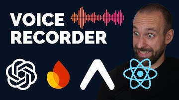 Build an AI Voice Recorder with React Native (Firebase, Whisper API, Expo)