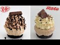2 x Mini Cheesecakes Candy Flavours Kit Kat Rolo easy make-ahead Desserts Cheesecake Mousse Cupcakes
