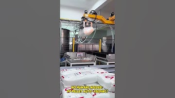No Humans Needed: PP Pellet Auto-Feeding 😎#depalletizing #automation #palletizer #robotics #robot