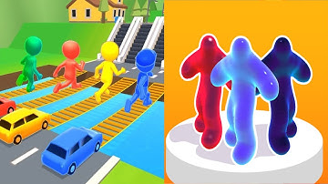 Shape Shift VS Blob Runner 3D - All Level Gameplay Android iOS Ep1