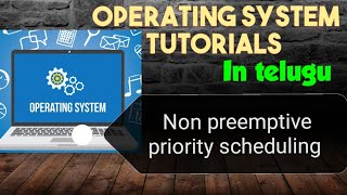 Non preemptive priority scheduling || 27 || operating system in telugu