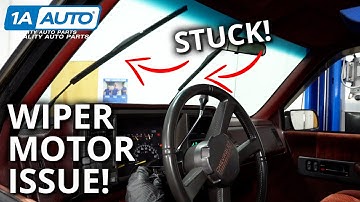 Wipers Stopping in the Middle? Diagnosing Wiper Circuitry on 4th Gen C/K Pickups1988-1998