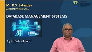 Data Models in DBMS by Mr. BS Satyadev