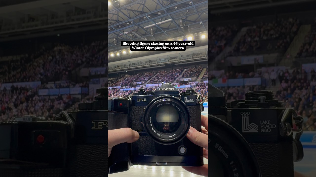 Снимаем фигурное катание на 46-летнюю пленочную камеру времен зимних Олимпийских игр ⛸️🎞️ 