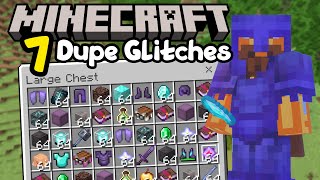 7 Duplication Glitches In Minecraft on All Devices! Realms, Servers ,Normal Worlds