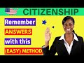 Remember U.S. citizenship test answers with this (easy) method