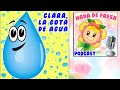 CUENTO INFANTIL🍓 Clara la gota de agua viajera🍓 Podcast Hada de Fresa para niños |Cuento para dormir