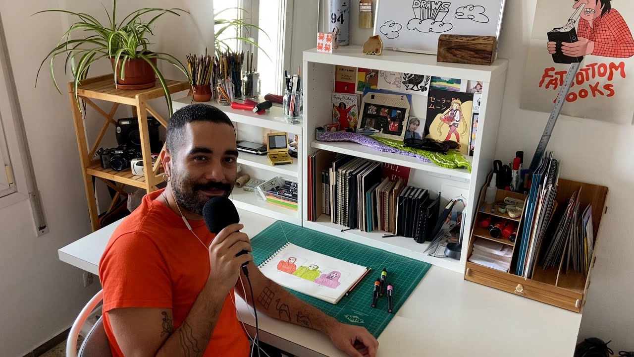 I draw Michael Myers, Jason, and Ghostface - ASMR ramble and drawing