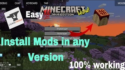 HOW TO ADD or INSTALL MODS IN POJAV LAUNCHER | Install any mod in Minecraft Java | 100% working
