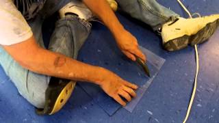 How To Install Vinyl Tile (VCT) Start To Finish Complete Job