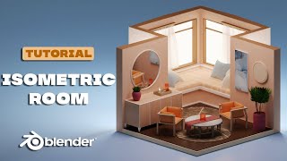 Blender 3D | Isometric Room | Tutorial for Beginners