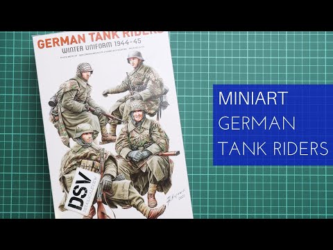 Video: MiniArt 35370 němečtí tankoví desantníci (Tank Riders) v zimní uniformě 1944–45 (1/35)