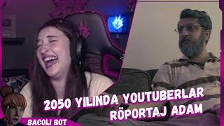 Pqueen - 2050 Yılında Youtuberlar 200 Liraya Video Çekiyorlar İzliyor Röportaj Adam