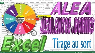 شرح الدالتين ALEA و ALEA ENTRE BORNES مع مثال تطبيقي Tirage au sort