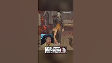 Streamers bang maken met Michael Myers. #dbd #gaming #michaelmyers #shorts