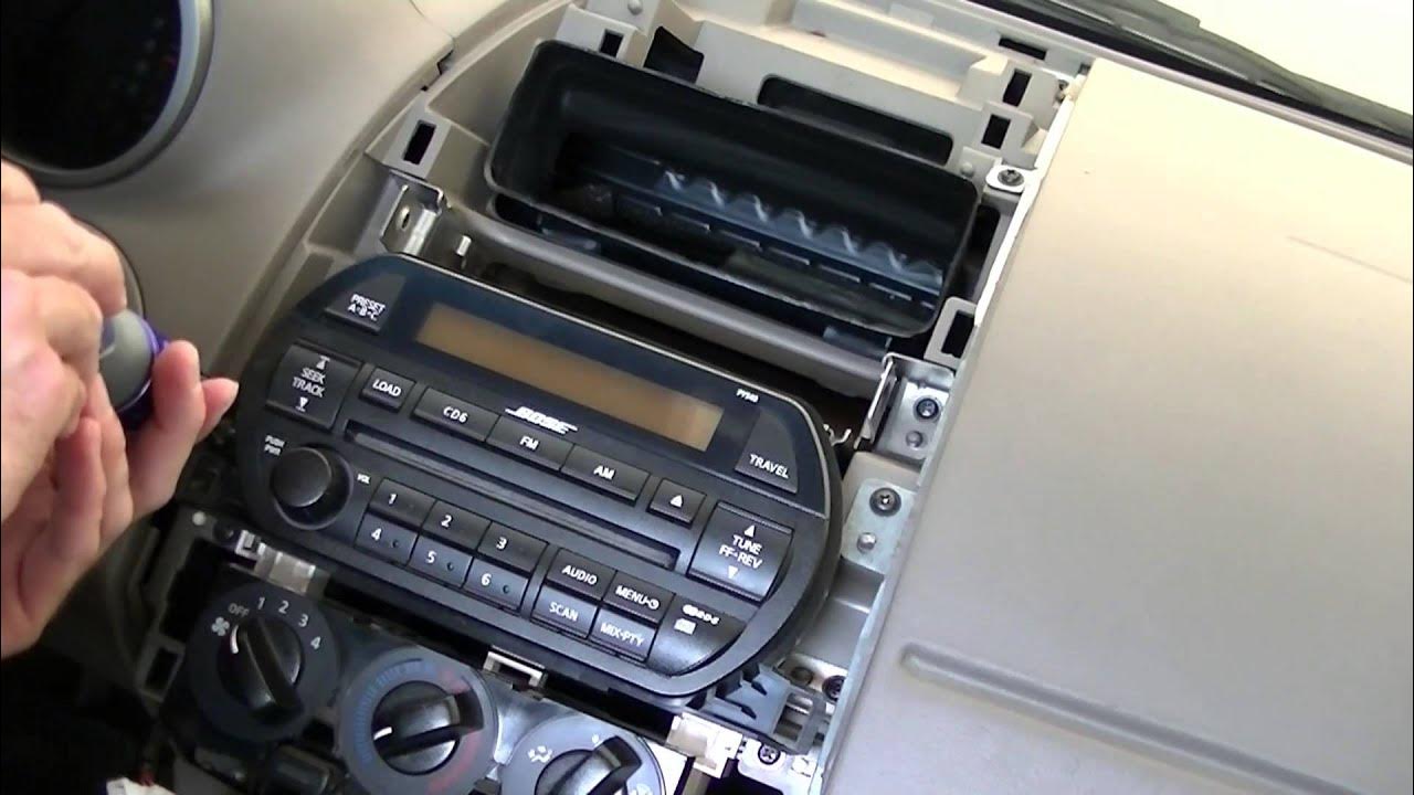 Как снять магнитолу ниссан мурано 2004 Remove and Replace Radio on Nissan Altima 2002 2003 2004 - YouTube