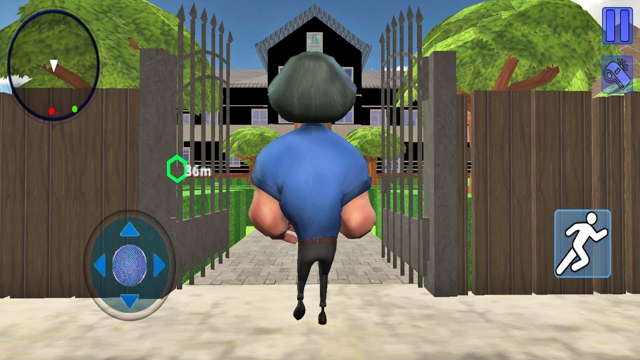 Miss T Officer playing in Scary Evil Teacher Escape - Funny Gameplay