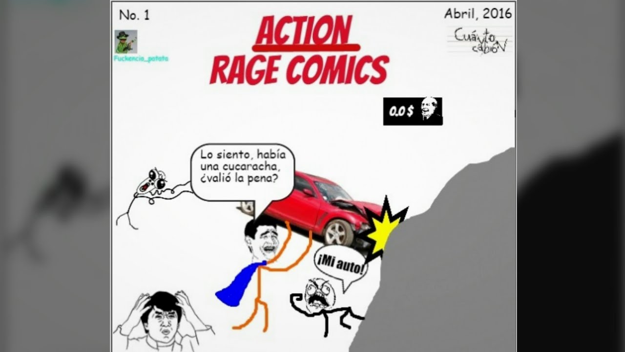 El Capitán Meme | Action Rage Comics #1 | Historias con Memes Loquendo