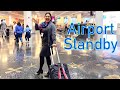 6 HOUR AIRPORT STANDBY - Flight Attendant Life - VLOG 2, 2020