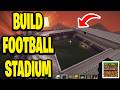 How To Build Football Stadium Minecraft