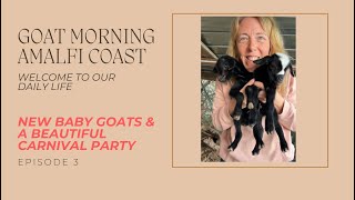 NEW BABY GOATS & A BEAUTIFUL PARTY IN PRAIANO | Goat Morning Amalfi Coast Ep.3