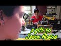 Sawing Table a gift to Jason Abalos from Lotus Philippines