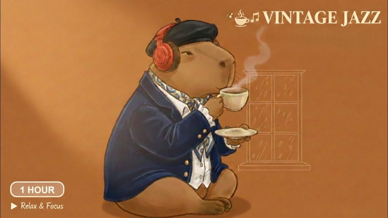 The Poetry of a Warm Cup | Cozy Vintage Jazz for Study, Work & Relax