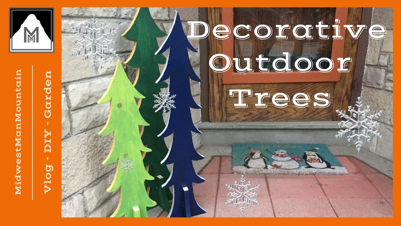 How to Make Outdoor Tree Decor - YouTube