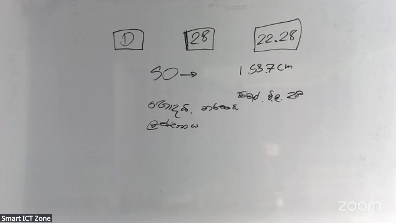 2028 A/L ICT - ONLINE | Unit 01 - Day 01