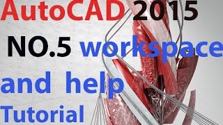 Auto-CAD 2015 tutorial for work Space & help.