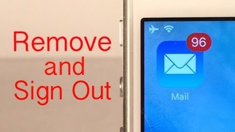 How to Remove/Sign Out of a Mail Account on iPhone, iPad, iPod touch