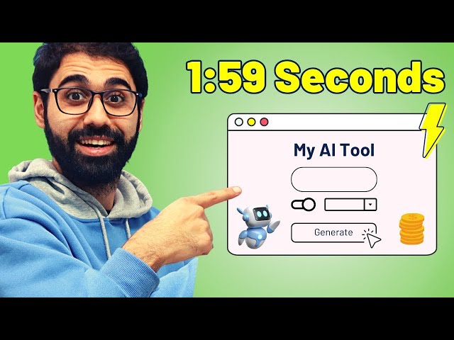 How To Create AI Tools Fast (Less Than 2 Minutes)