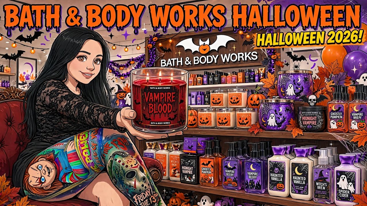 BATH & BODY WORKS HALLOWEEN 🎃 2026! Vampire Blood Candle + New