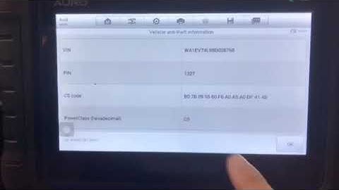 Hướng dẫn cài chìa Audi Q7 bằng máy Autel 508