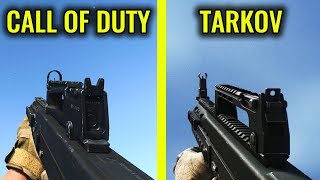 Escape from Tarkov vs Contract Wars Weapon Comparison (Snipers & More) 