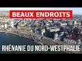 Voyage en Rhénanie du Nord-Westphalie, Allemagne | Villes, tourisme, vacances | Drone 4k vidéo